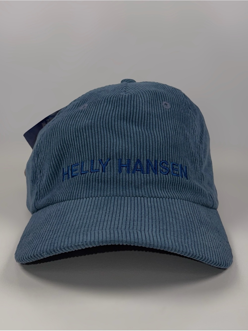 Helly Hansen Corduroy Grapic Strap Back Cap Blue One Size NWT